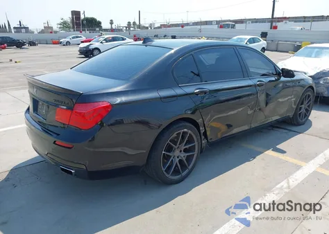 2009 BMW 750Li из США, поврежденный, VIN WBAKB835X9CY58321